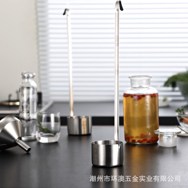 304 Stainless Steel Liquor Dipper, Measuring Cup, Beer Scoop, Oil Ladle, Home Wine Serving Tool 316