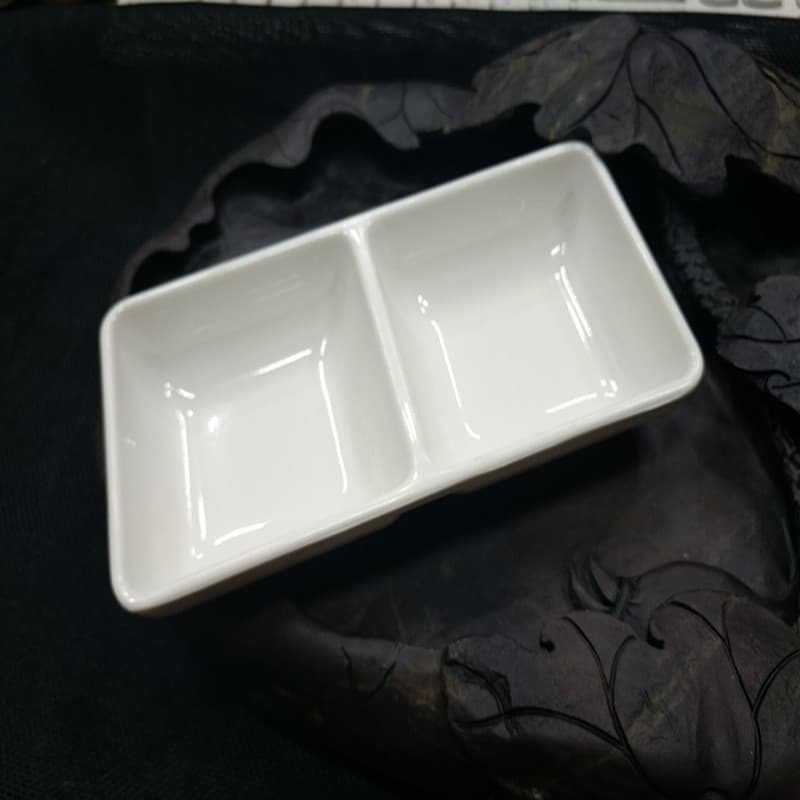 Traditional Chinese Painting Water Plate, Triple and Two Siamese Color Plate, Imitation Porcelain Smooth Drawing Plate, Plate Buffet Plate, Hot Pot