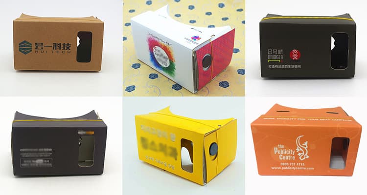 VR Box Cardboard 3D Glasses Google Cardboard Virtual Reality Source Factory Customizable Logo