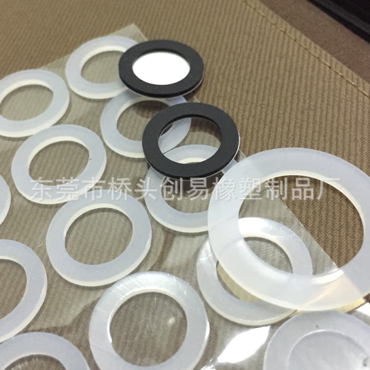 FDA transparent silicone gasket screw waterproof sealing washer high temperature resistant transparent bottle cap silicone flat gasket