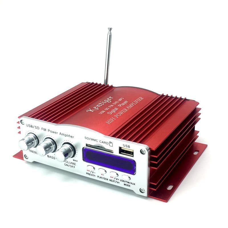 Hy-3001 Four-channel Amplifier Small Power 12v Usb/computer Card Insertion Home Audio Accessories Compact Size