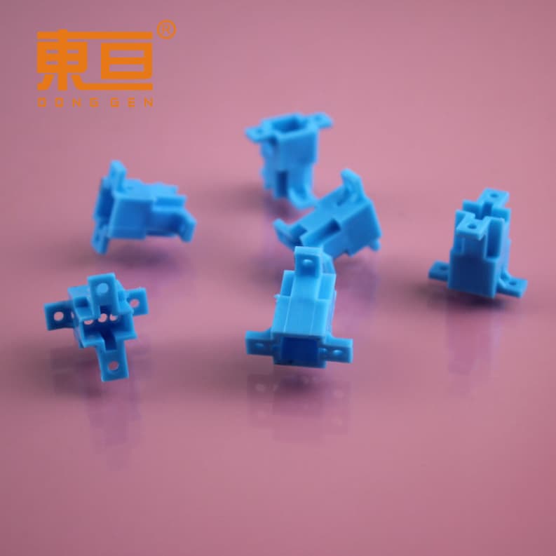 D2010172AB Blue Ding Plug Dual Connector Toy Accessory Technology Model Part Plastic Connector