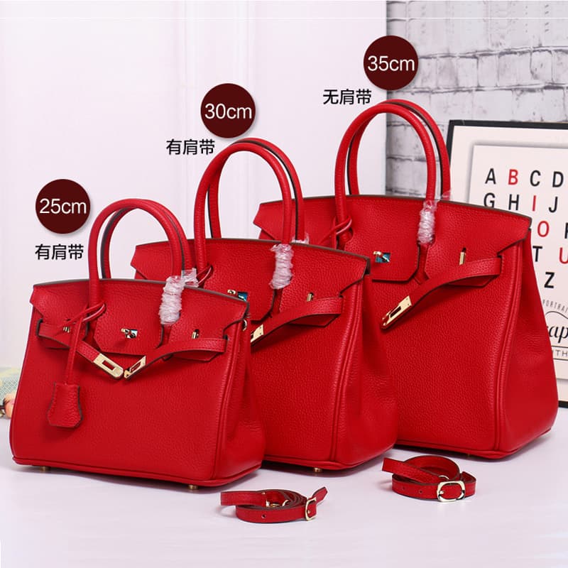 Platinum Leather Handbag Top Layer Cowhide Large Capacity Women's Bag Trendy Fashion City Simple Style Urban Daily Match