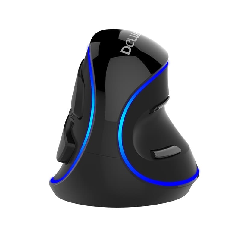 Delux M618 Plus Vertical Ergonomic Mouse Wired, Office Laptop Mouse, Anti-Carpal Tunnel, Scroll Wheel