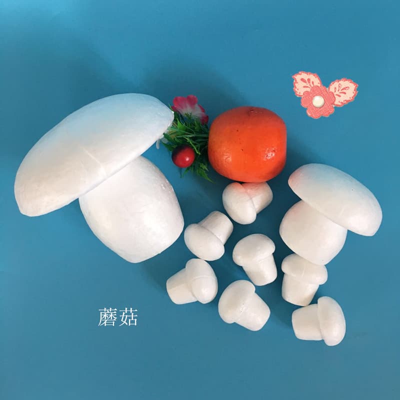 Direct selling EPS foam fruits and vegetables, solid mushrooms, white beauties, early childhood education awareness, paintings, potted plant ornaments