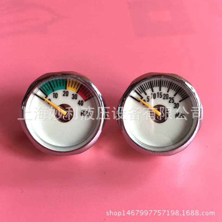 Luminous Pressure Gauge 25mm Constant Pressure Valve High Pressure Mini Gauge Air Pressure Gauge Constant Pressure Gauge 5/10/30/40mpa