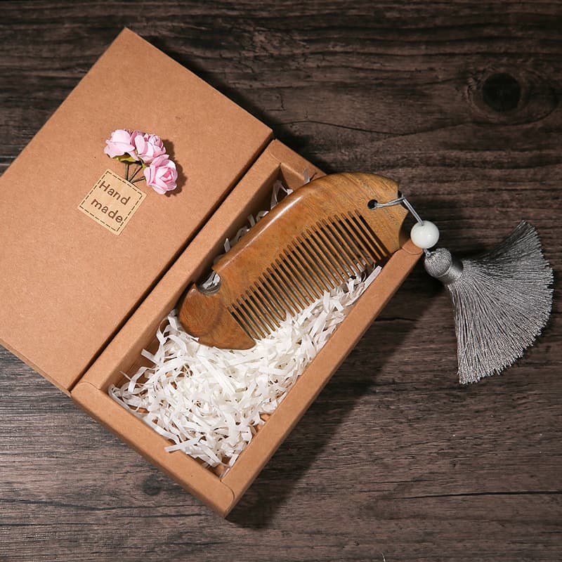 Spot wholesale exquisite gift box rectangular comb gift box manufacturer direct sales comb box gift box
