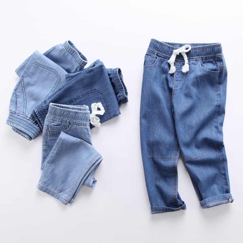 2026 Spring/Summer Children's Anti-Mosquito Pants Thin Kids' Pants Wholesale Boys' Jeans Baby Long Pants Girls' Trousers