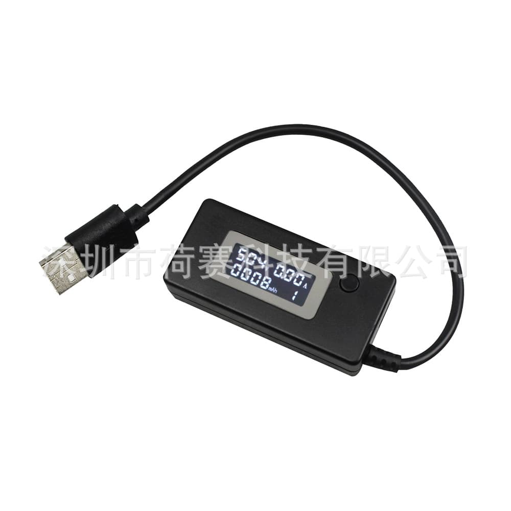 USB current voltage meter monitor tester detector, mobile phone charger power bank capacity tester