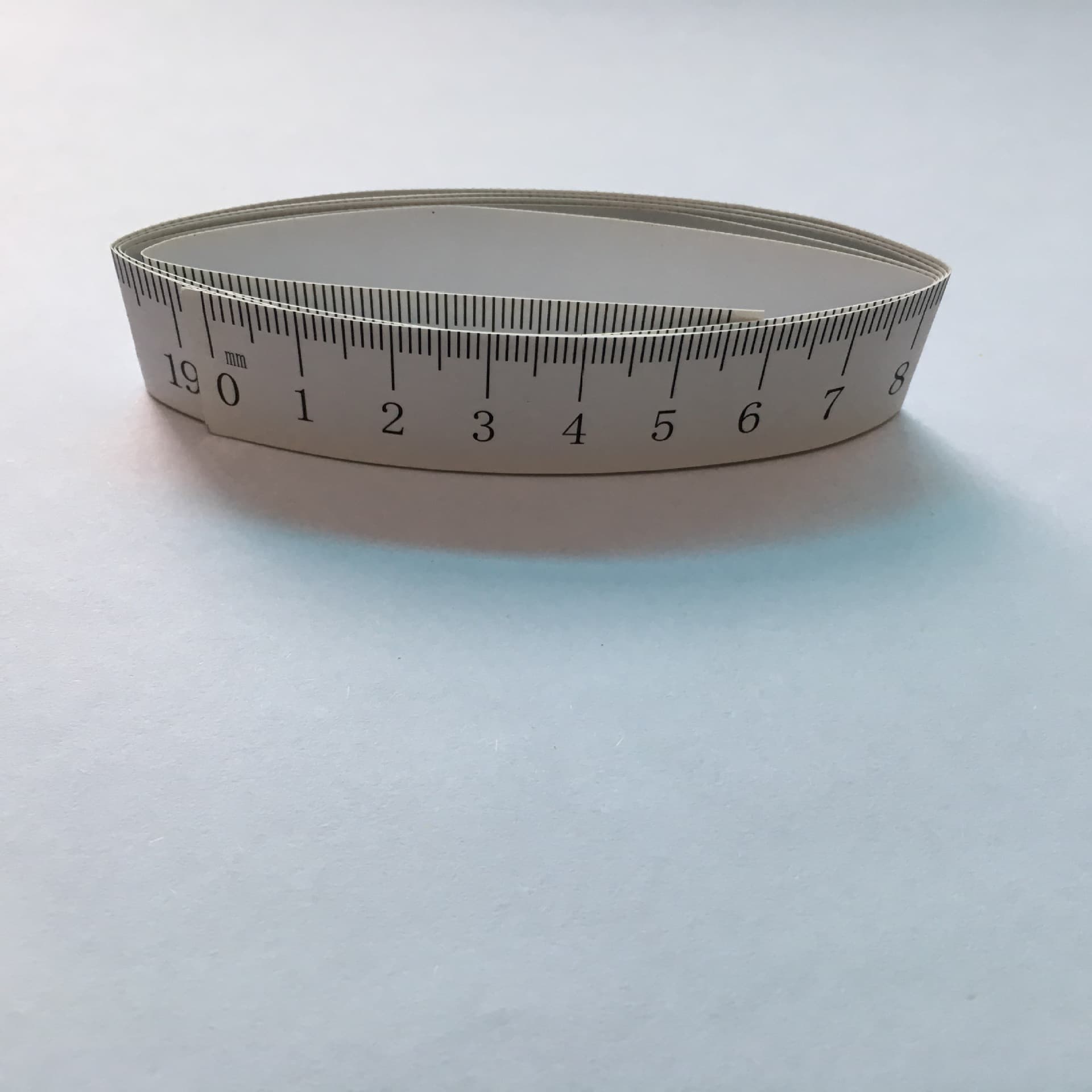 Medical Home Apparel Measuring Tape 1 Meter Paper Tape Printed with Advertising LOGO on Back, Blank Space Available, In Stock Customization