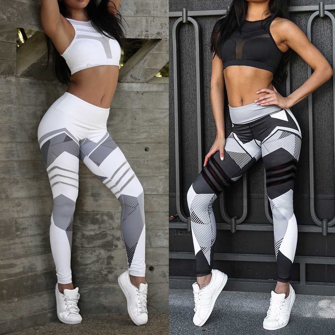 Cross-Border Hot Selling New Style Digital Print Yoga Leggings High Waist Butt Lifting Tights for Women EU US