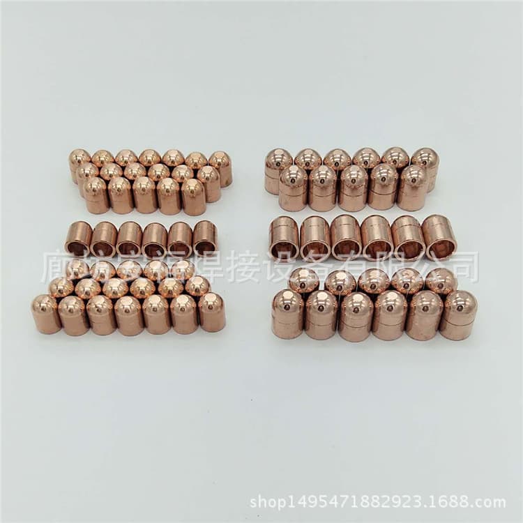 Spot Welding Tip Copper Head, Electrode Cap, Resistance Spot Welding Electrode Tip, Chrome Zirconium Copper 13/16/2