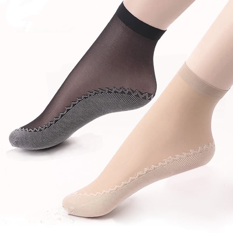 Women's Spring/Autumn Cotton Sole Stockings Anti-Snag Sweat-Absorbent Velvet Short Socks Factory Wholesale Women's Cotton Sole Short Socks