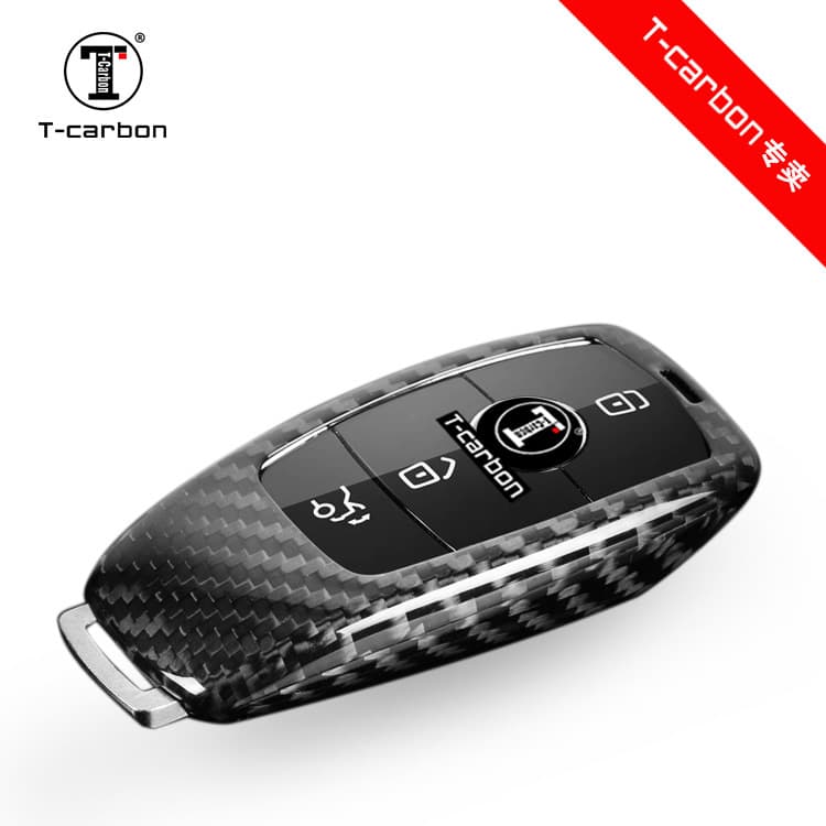 T-Carbo direct sales suitable for Mercedes-Benz new E-class E200L E300L carbon fiber key shell T-carbon key n