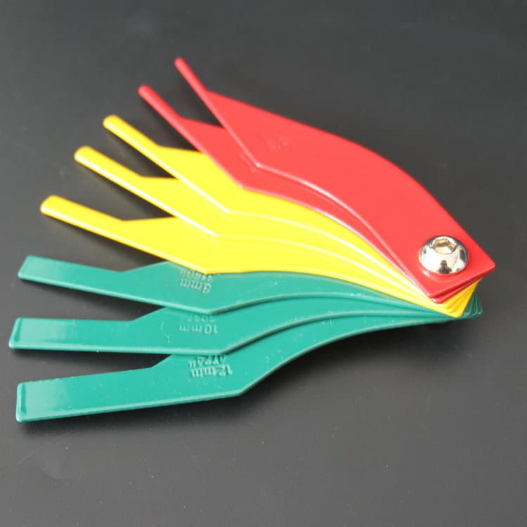 Brake Pad Caliper, Brake Pad Thickness Gauge, Brake Pad Measuring Instrument, Wear Measurement Tool