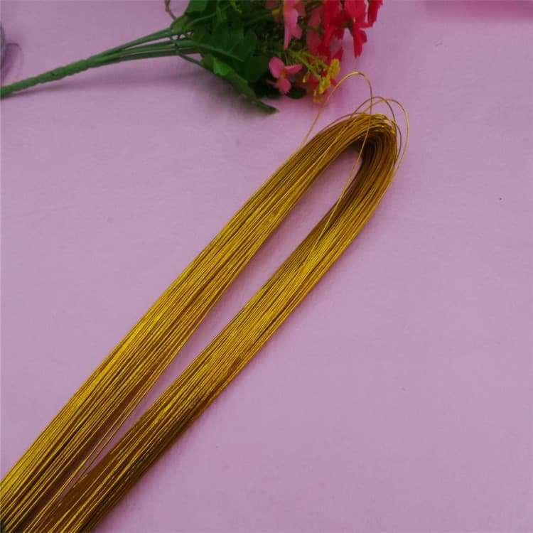 Silk flower, stocking flower accessory materials, glitter wire, plastic-coated wire, No. 20 thick wire wholesale.