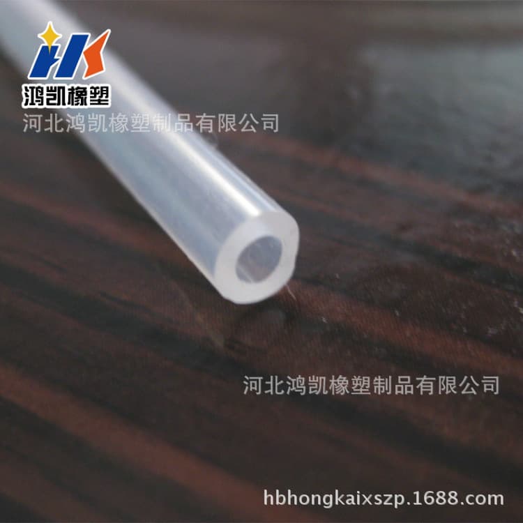 Food-grade silicone tubing for water dispensers and coffee machines, transparent, high-temperature resistant, odorless, various diameters.