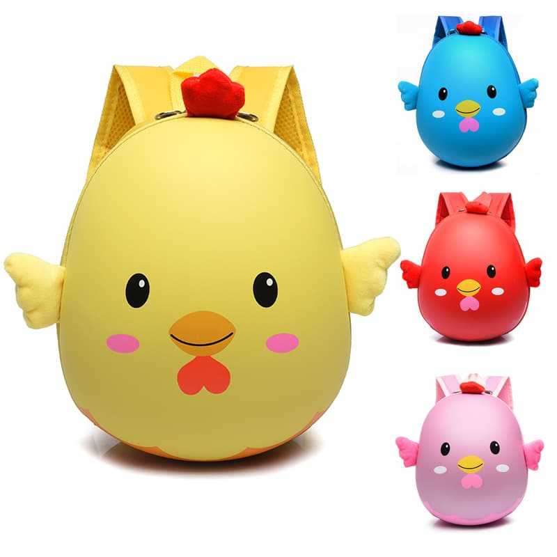 Children's Travel Backpack Boys And Girls Nursery School Bag Eggshell Design Breathable Waterproof Anti-Theft Shockproof