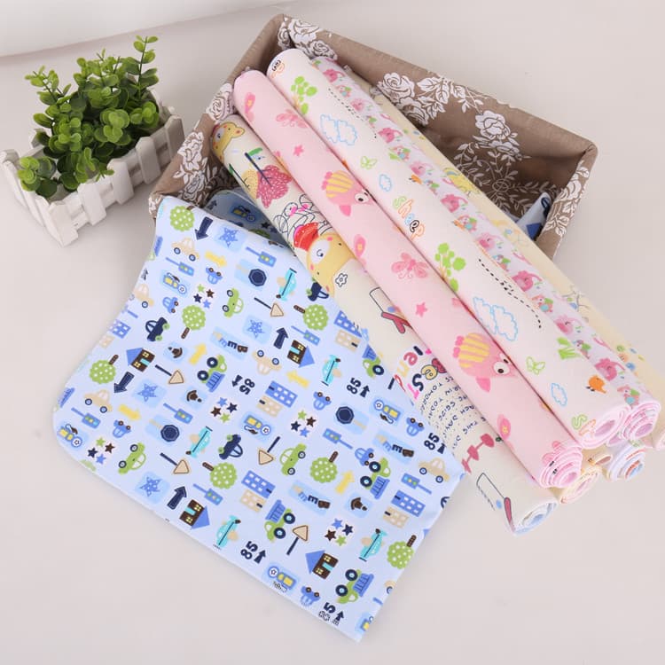 Cross-border trade three-layer flannel diaper pad, pure cotton bamboo fiber double-sided diaper mattress manufacturer, in stock.