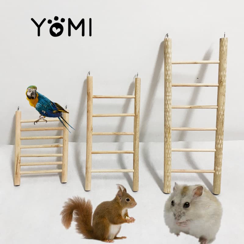 Parrot Hamster Squirrel Sugar Glider Chinchilla Climbing Ladder, Staircase, Nest Entry Ladder, Cloud Ladder, Chew Toy Bird Toy