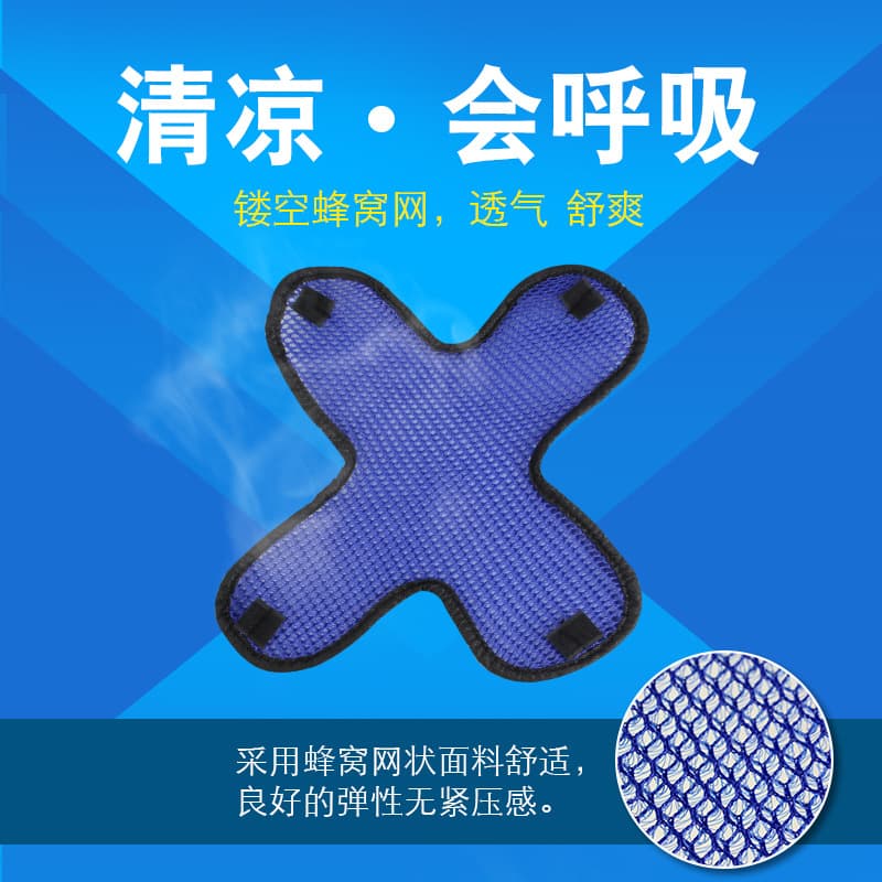 Factory Wholesale Electric Vehicle Motorcycle Accessories 3D Honeycomb Helmet Pad Heat Insulation Mesh Lining Anti-Heat Breathable Cushion