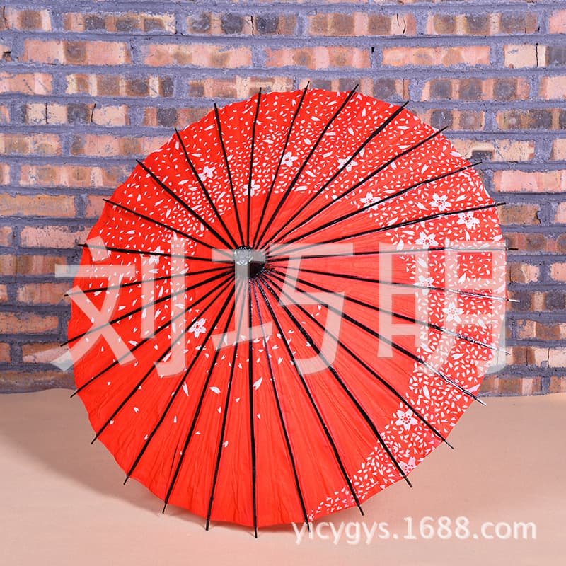 Antique-style oiled paper umbrella, Japanese-style umbrella, Chinese-style folk craft umbrella, hotel and restaurant ceiling decoration umbrella