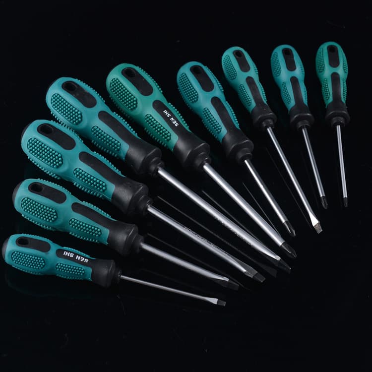 Manufacturer wholesale single-use magnetic flathead Phillips screwdriver set small driver manual screwdriver tool set
