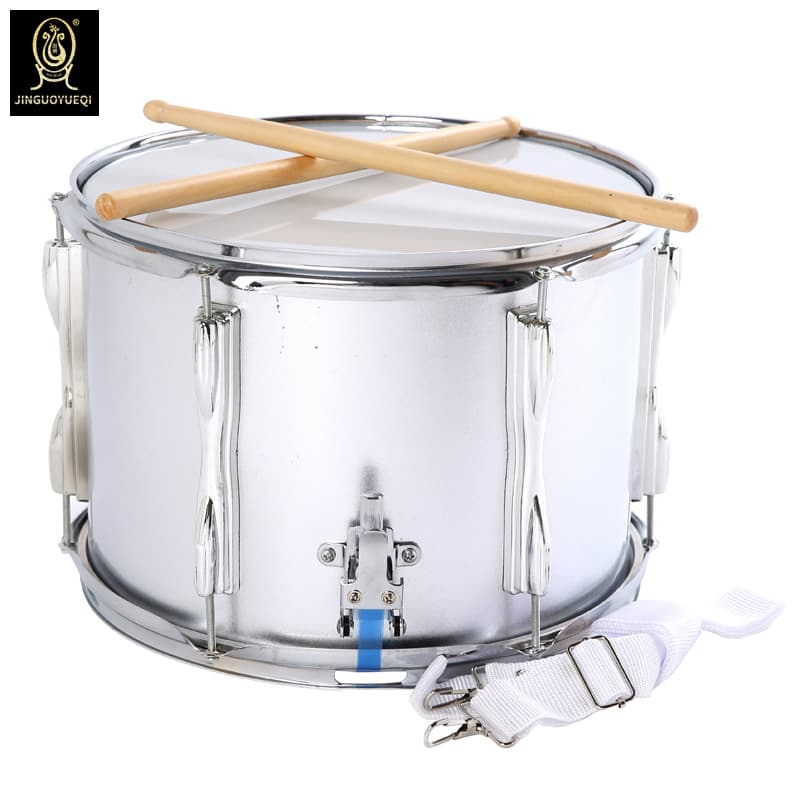 Golden Fruit Musical Instrument High Barrel snare drum 13 inch snare drum student team drum school band snare drum musical instrument double tone drum
