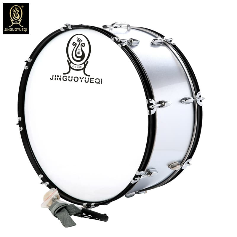 Jinguo musical instrument snare drum big snare drum 25-22-24 inches school professional western drum military band drum instrument drum