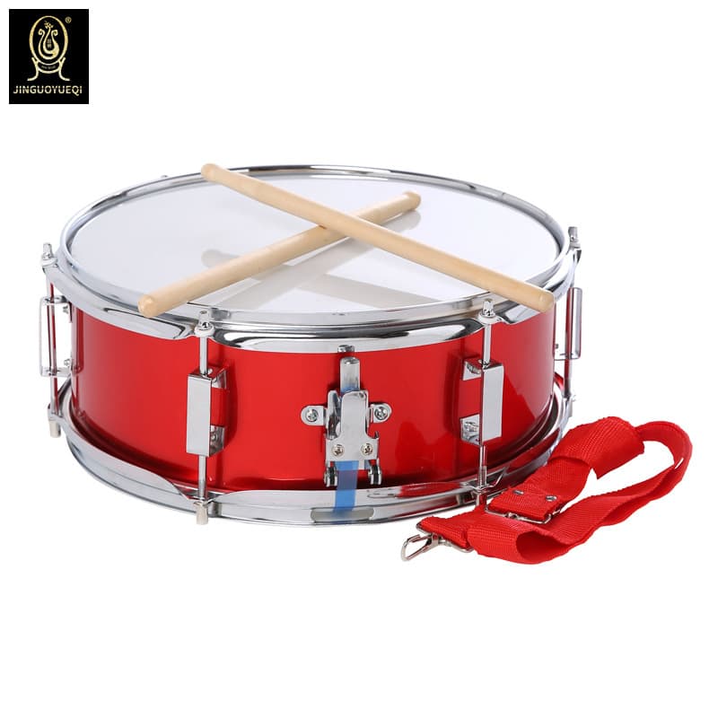 Golden Fruit Musical Instrument Small snare drum 13 inch brigade drum small snare drum military band drum Guangzhou high-grade snare drum Guangzhou drum