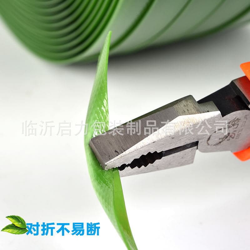 Manufacturer wholesale PET strapping band, manual hot melt strapping, green packaging band, polypropylene strap