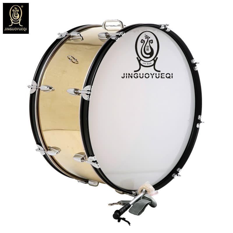 Golden Fruit Musical Instrument Sing Drum Big Sing Drum 25-24-22 Inch School Professional Western Drum Marching Band Drum Musical Instrument Drum