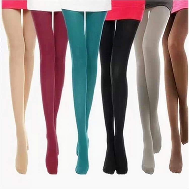 Factory Wholesale Spring/Autumn Women's Velvet 50D Tights Cross-Border Hot-Sale Candy Color Thin Invisible Leggings