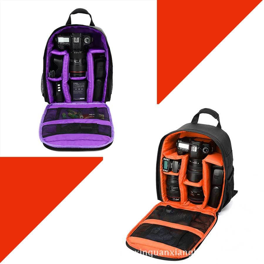 Factory direct sales of outdoor casual photography camera bags, waterproof and wear-resistant SLR camera backpacks.