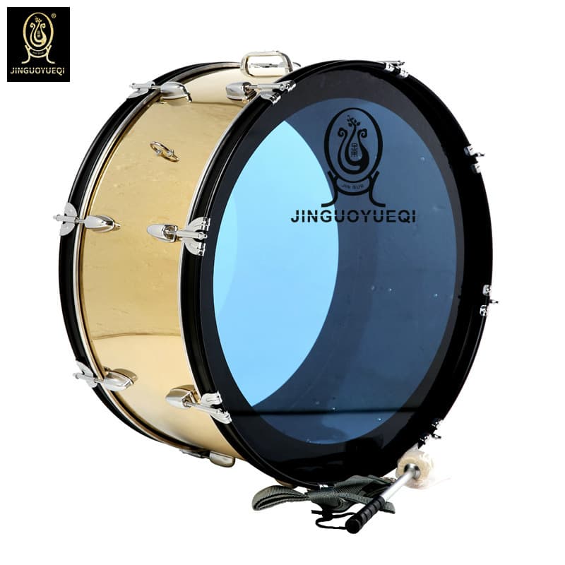 Golden Fruit Musical Instrument Sing Drum Big Sing Drum 25-24-22 Inch School Professional Western Drum Marching Band Drum Musical Instrument Drum