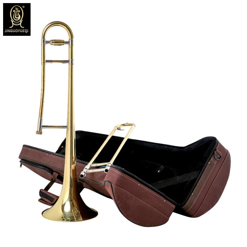 Golden Fruit Musical Instrument Midrange trombone Midrange Pull Tube Brass Musical Instrument Authentic Xinghai Pull Tube