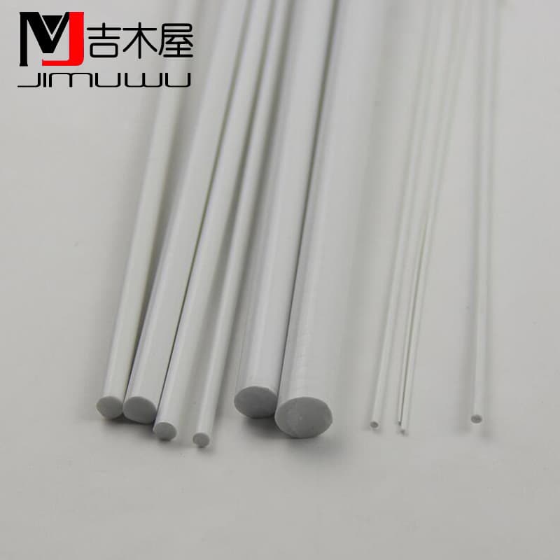 Jiwu House Architectural Sand Table, ABS Model Modification Materials, Solid Plastic Round Rods, 50cm