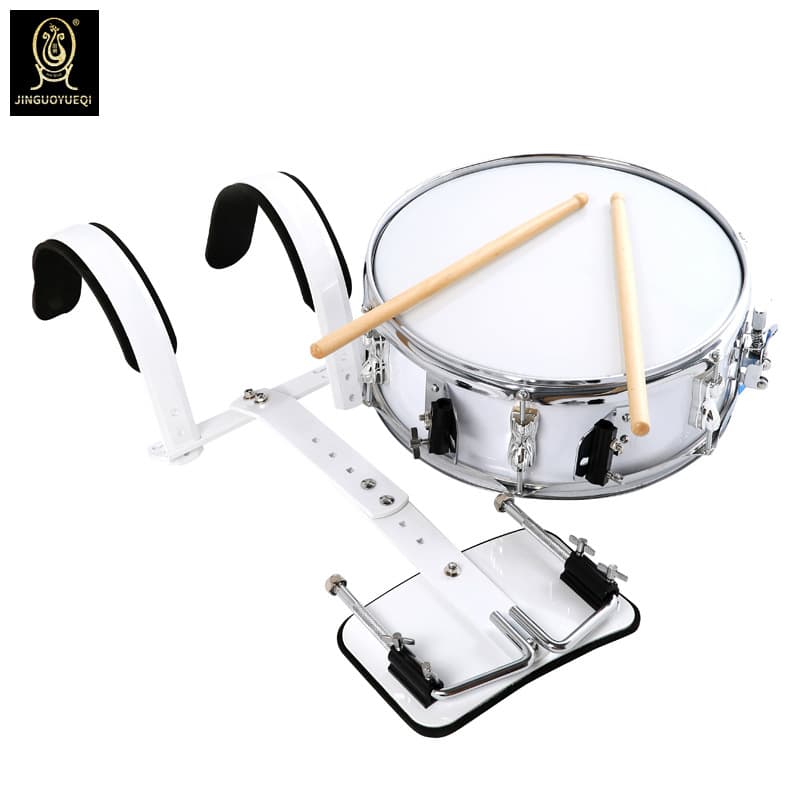 Golden Fruit Musical Instrument snare drum 13 inch snare drum student team drum white back frame snare drum musical instrument double tone drum