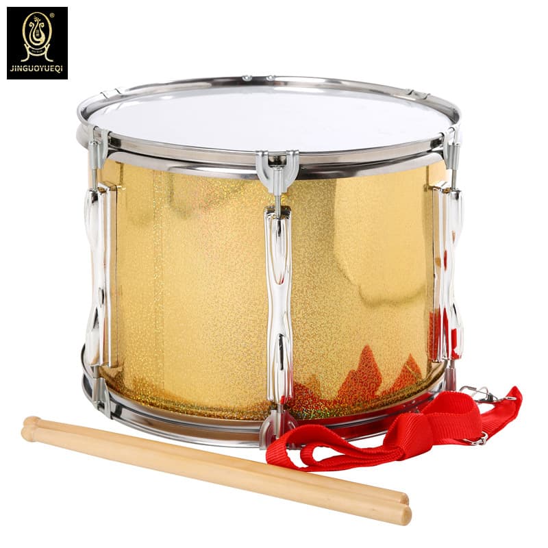 Golden Fruit Musical Instrument High Barrel snare drum 13 inch snare drum student team drum school band snare drum instrument monophonic drum