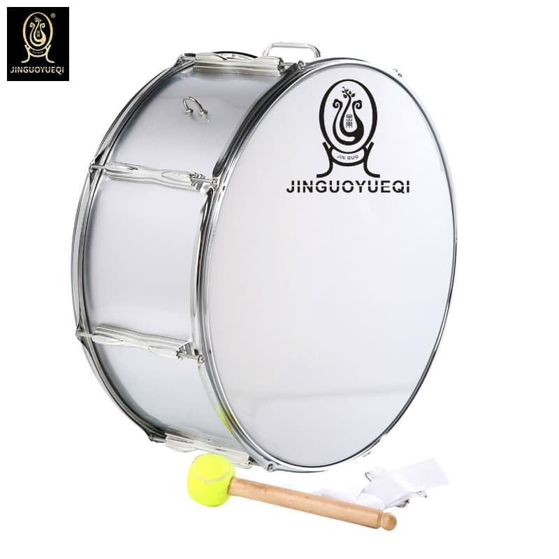 Golden Fruit Musical Instrument Silver Grey Double Tone Big Sing Drum 22 Inch Group Drum Sing Drum Musical Instrument Band Drum Musical Instrument Sing Drum