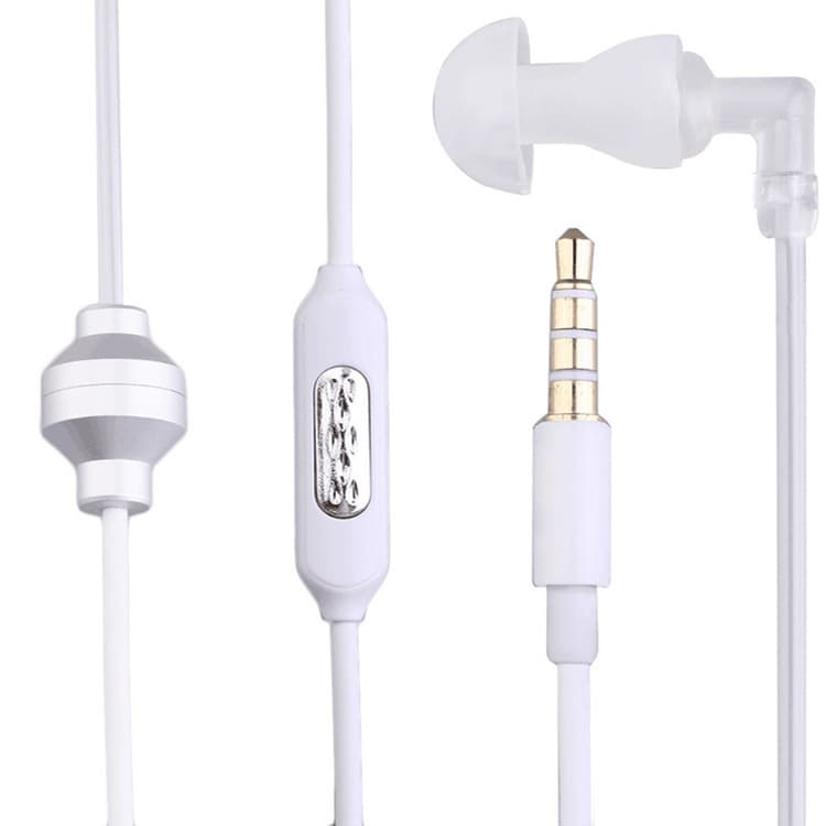Hengjue KY-011 Agent Bare Wire Mobile Phone Earphone Radiation-Free Air Tube Single-Sided with Microphone