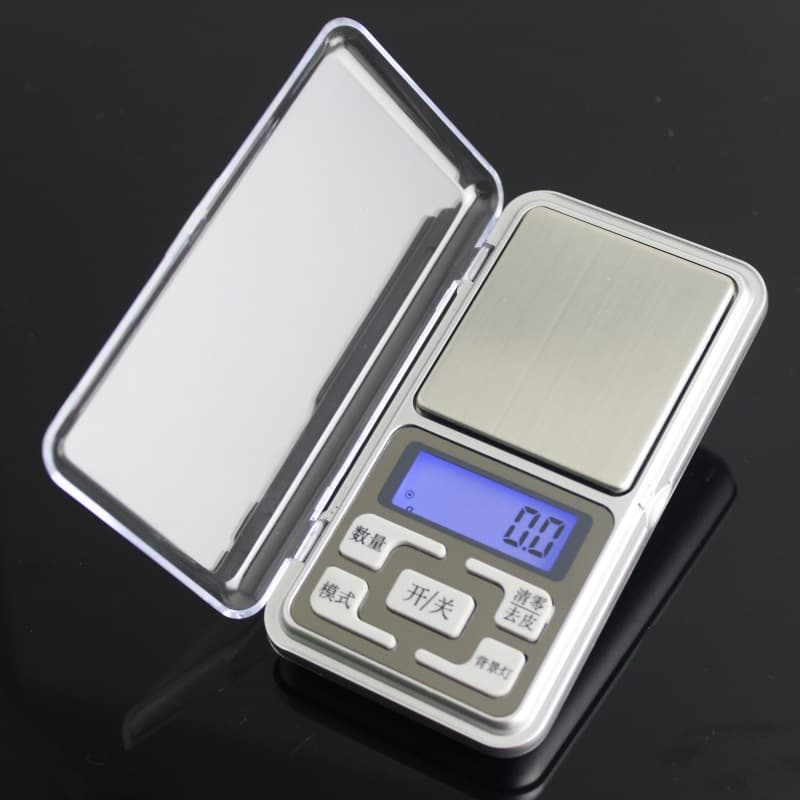 Charging Jewelry Scale 0.1g Weighing Instrument Portable Balance Mini Electronic Scale 0.01g Accurate Pocket Scale Palm Gram Scale