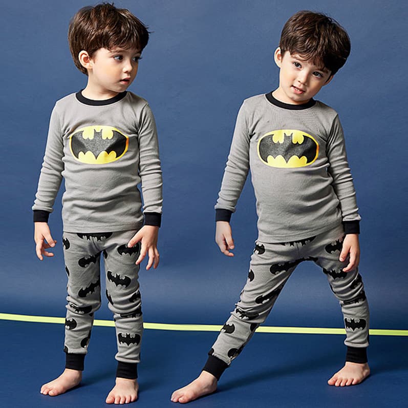 New Solid Color Children's Underwear Set Spring/Autumn Cotton Boys Girls Thermal Underwear Pajamas Homewear Wholesale