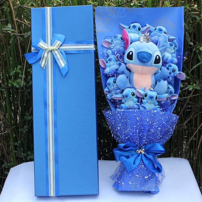 Cartoon Stuffed Doll Bouquet Interstellar Baby Valentine's Day Qixi Festival Gift Soft Plush Toys Cute Teddy Bear Bouquet