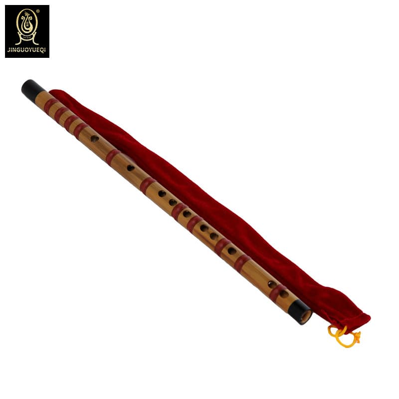 Golden Fruit Musical Instruments Boutique School Student Flute Single Section Flute Bamboo Flute Student Flute Red Cloth Flute Special Offer