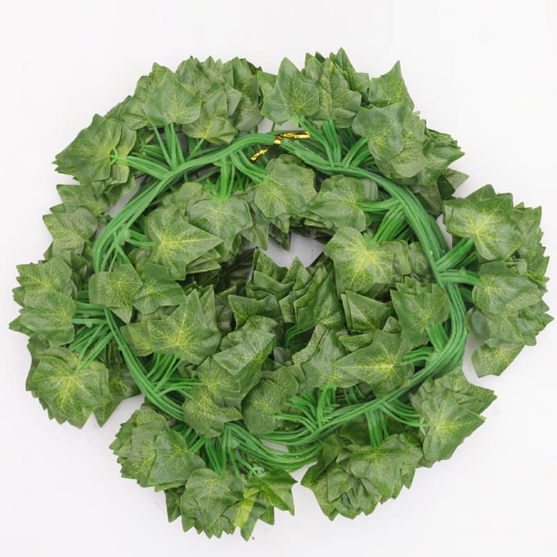 Artificial Grape Leaves, Ivy Leaf Vine Decoration, Green Vine Tendrils, Artificial Ivy Leaves