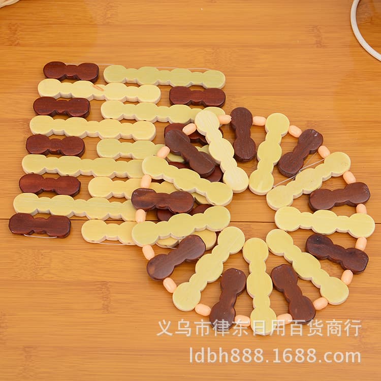 Anti-Scalding Mat Bowl Mat Heat Insulation Mat Household Dollar Store Mat Kitchen Dining Table Mat Bamboo Mat Pot Mat Coaster