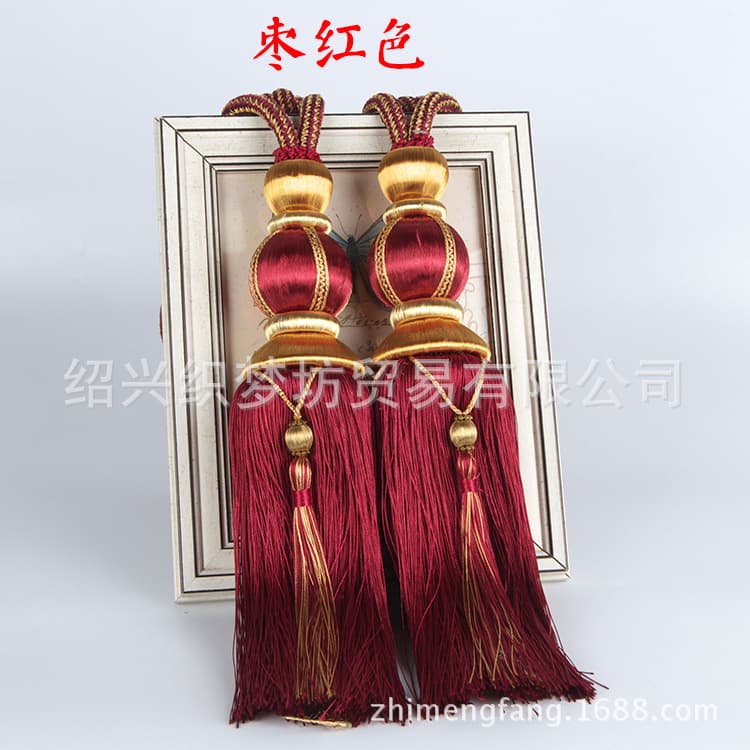 Factory Direct Supply Premium Curtain Tassel Ball Lantern Pendant Tassel Curtain Accessory Curtain Tie Rope