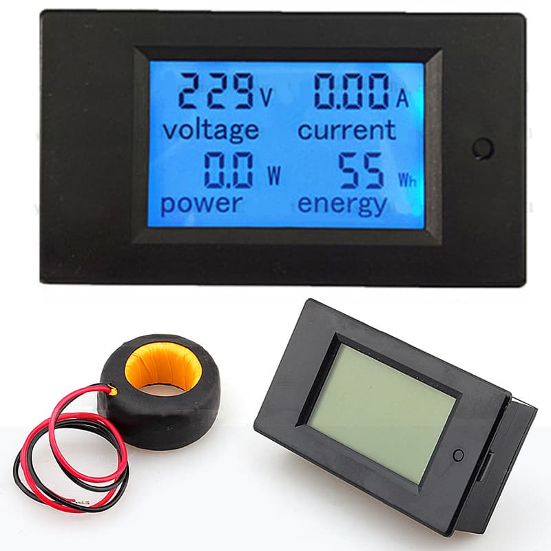 PZEM-061 AC power detector voltage and ammeter power frequency multimeter peacefair