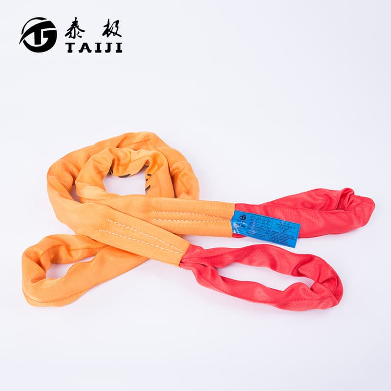 Manufacturer Wholesale Customizable Flexible Lifting Sling Double Loop Lifting Sling Large Tonnage Endless Loop Polyester Sling